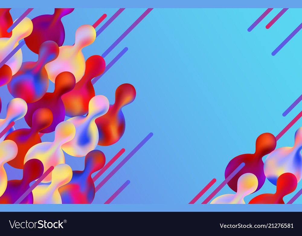 Gradient colorful abstract geometric shapes Vector Image Gradient colorful abstract geometric shapes