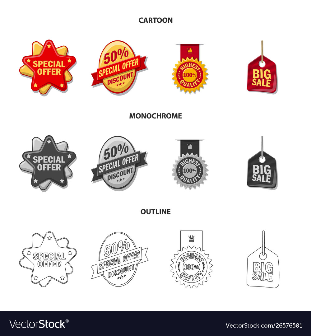 Isolated object emblem and badge symbol