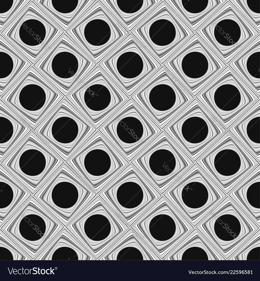 Rounded squares blending to angular seamless vector image Rounded squares blending to angular seamless