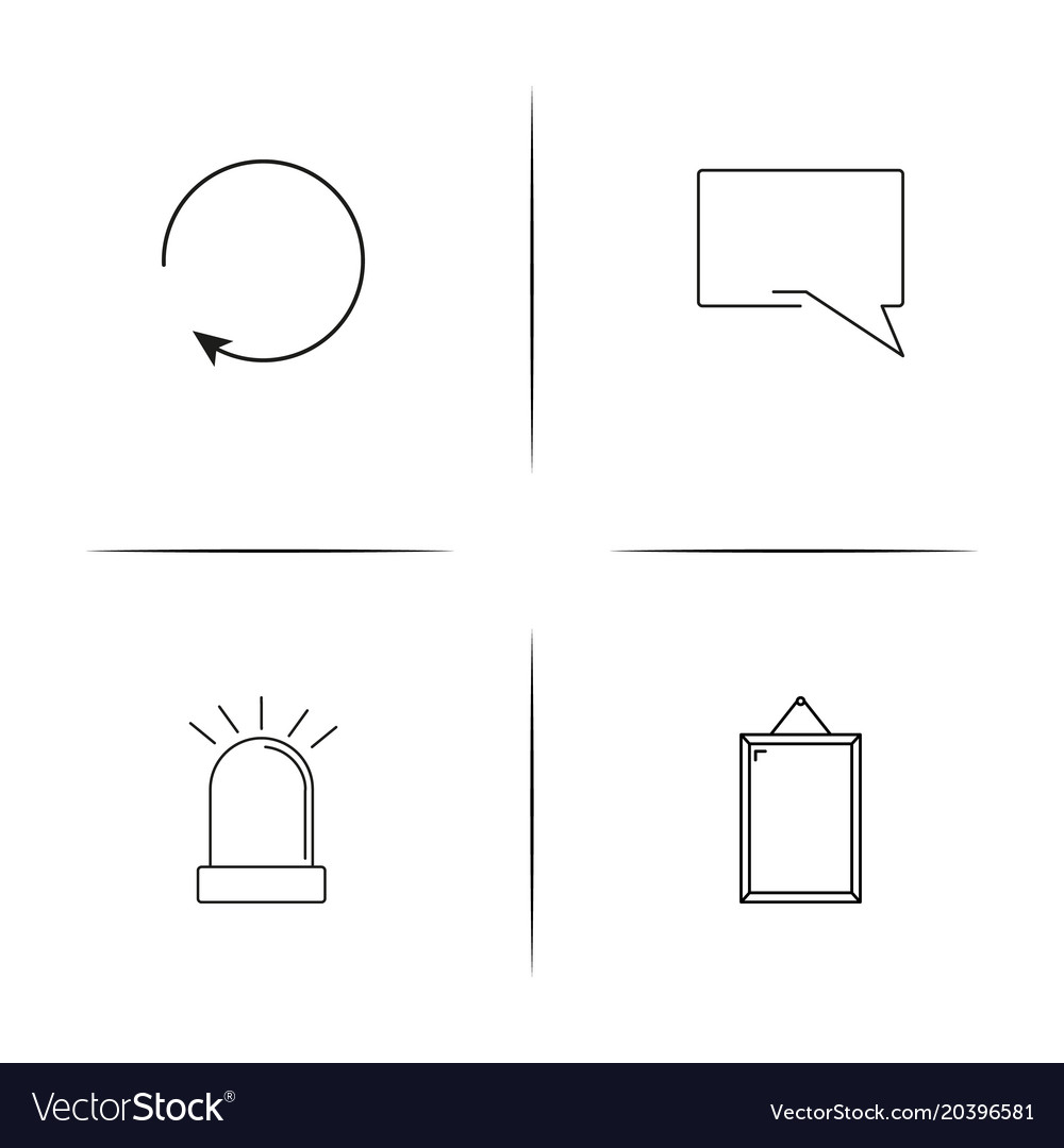 Web und Text einfache lineare Icon setsimple Umriss