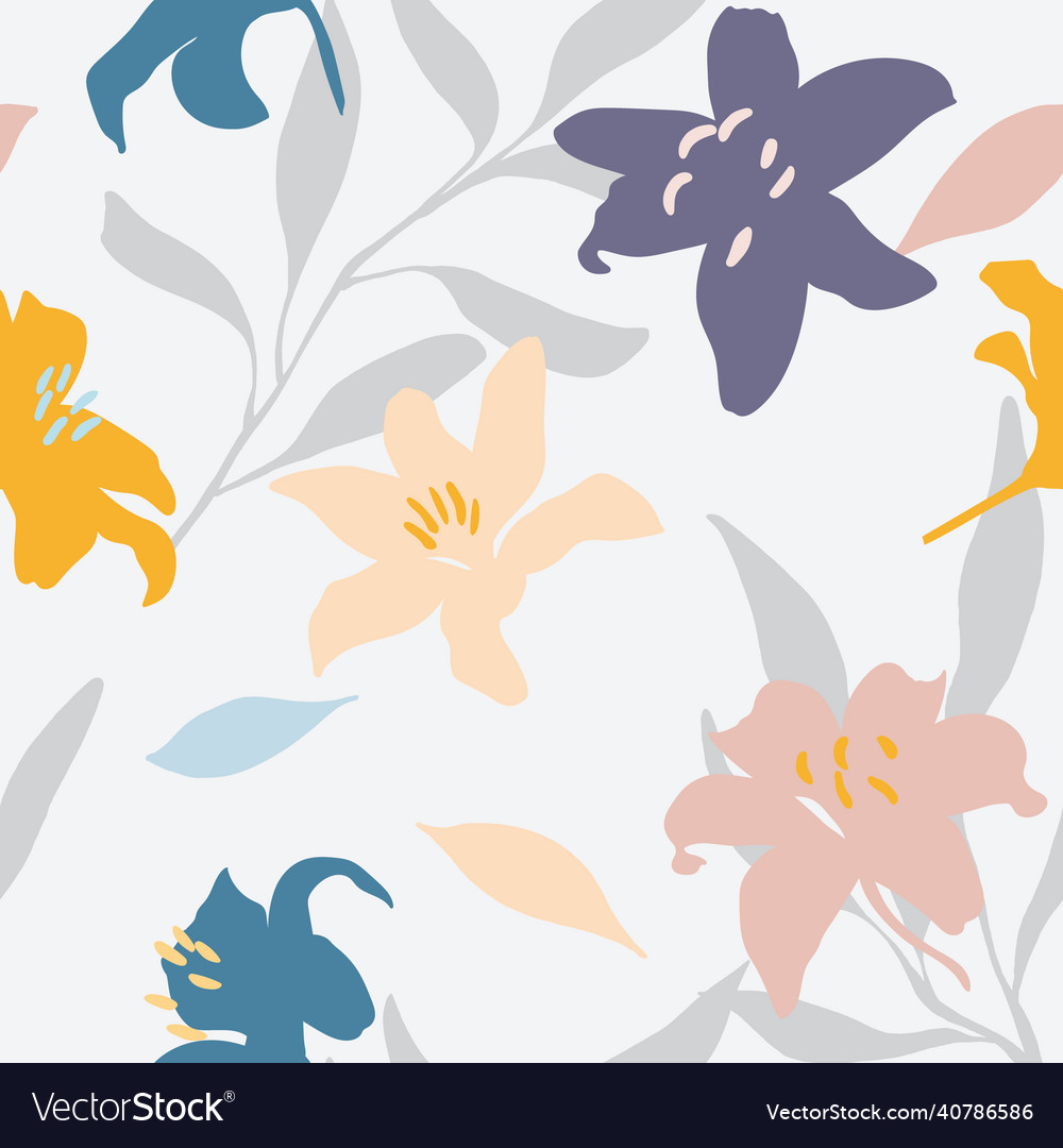 Flower design - seamless repeat pattern use