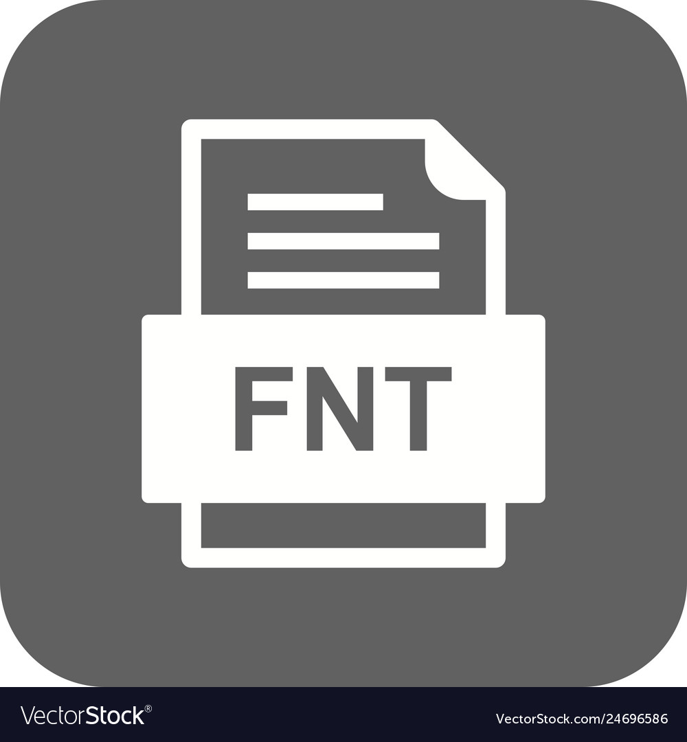 Fnt file document icon