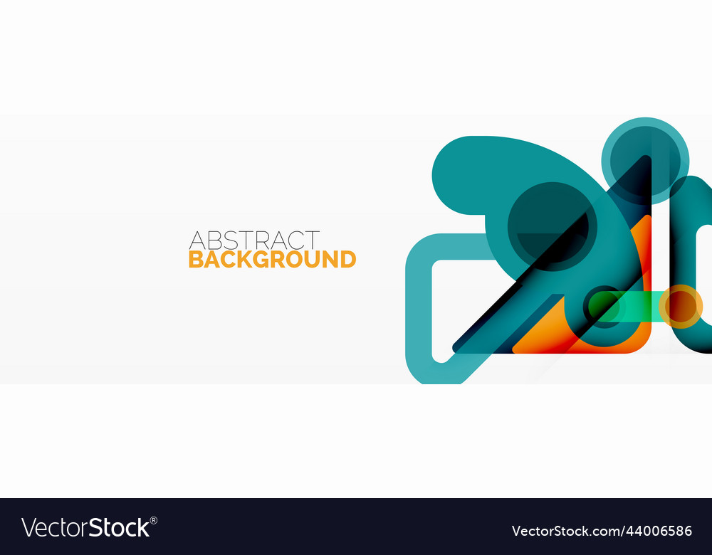 Geometric primitives lines circles abstract