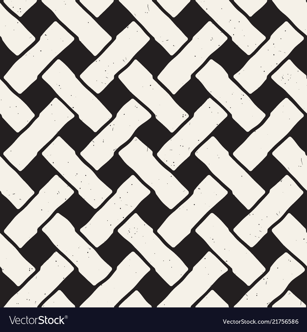 Hand drawn seamless repeating pattern with lines vector image Hand drawn seamless repeating pattern with lines