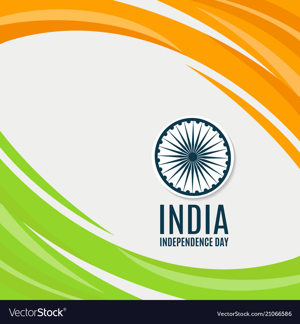 Indian independence day concept background Vector Image