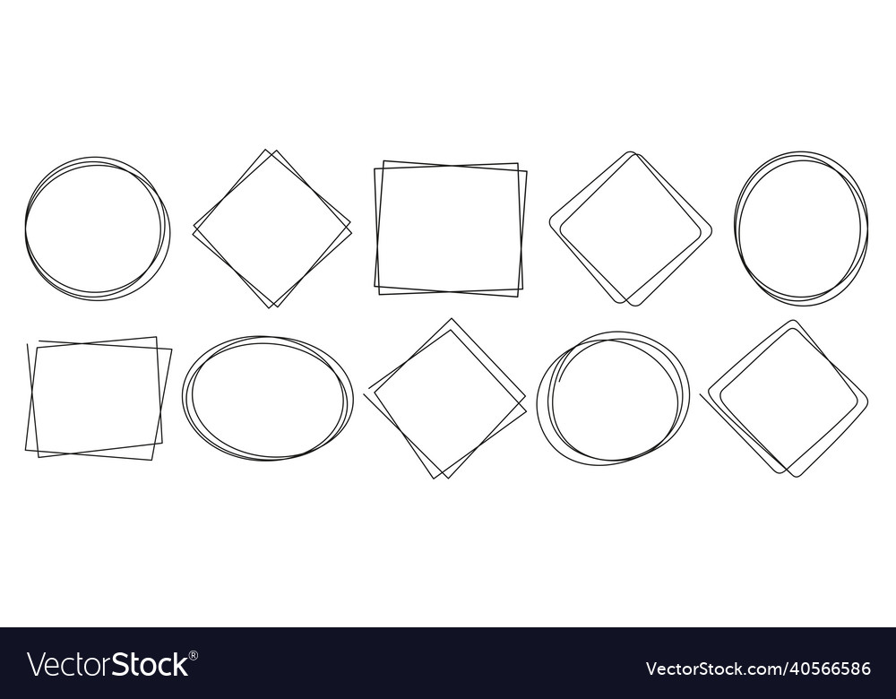 Modern linear frames in a minimalistic style