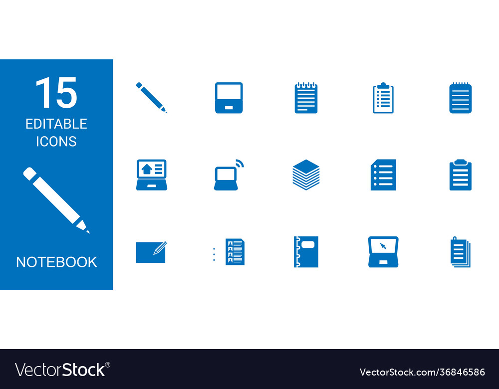 Notebook icons