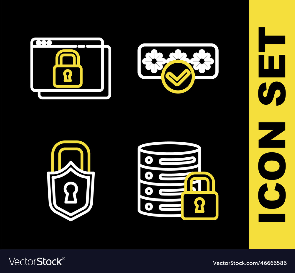 Set line password protection server security