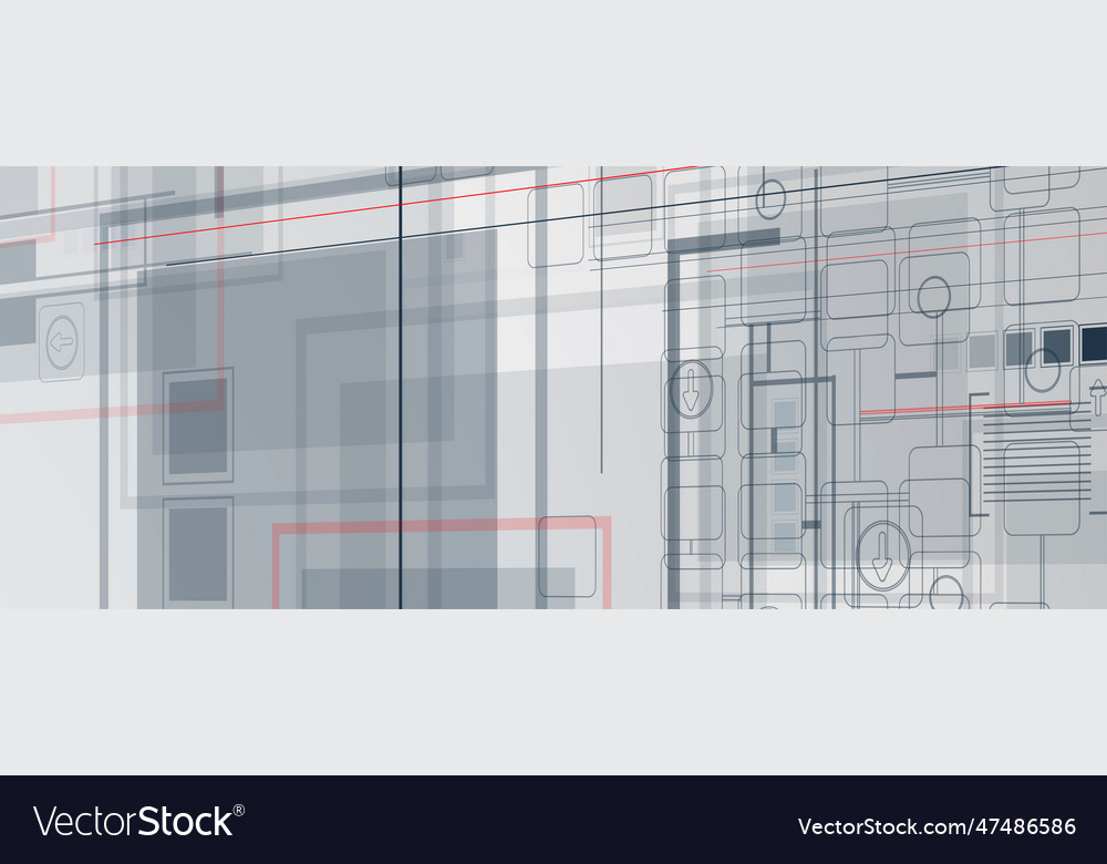 Technology data background idea of global vector image Technology data background idea of global