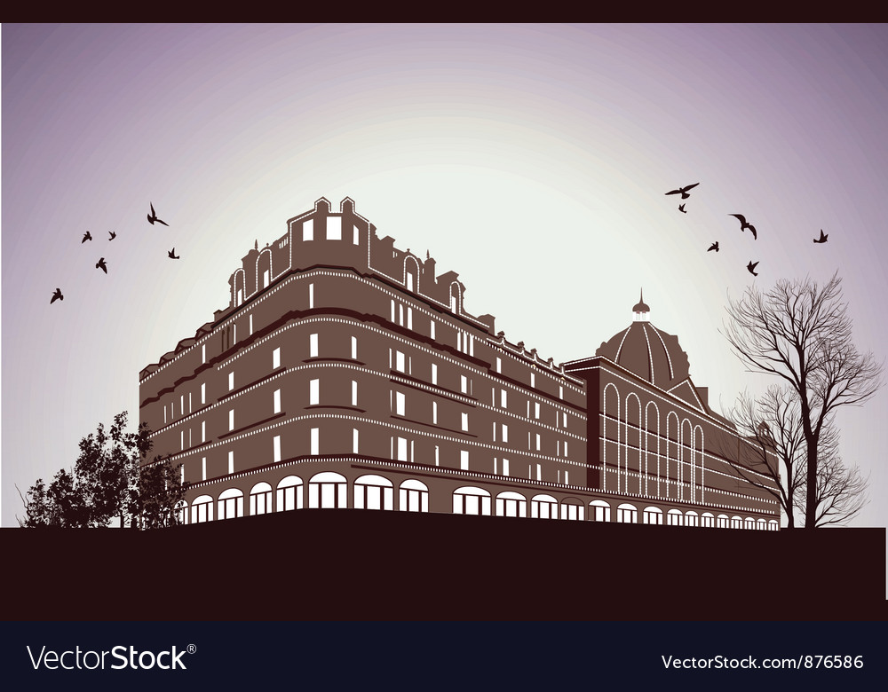The bundestag picture Royalty Free Vector Image
