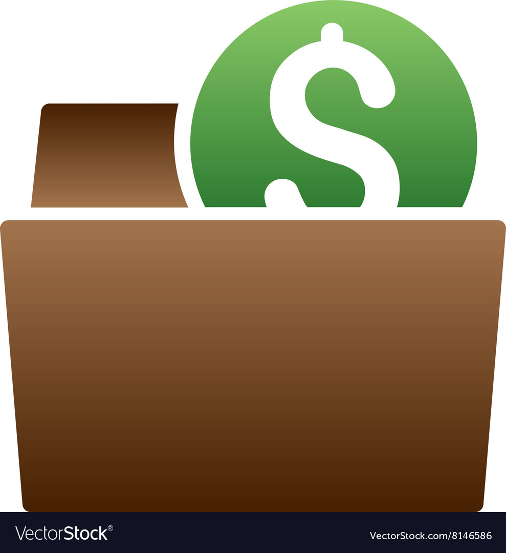 Wallet gradient icon