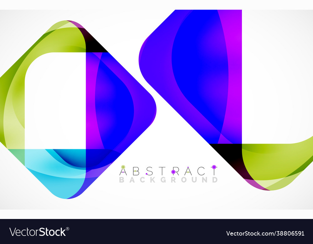 Minimal background abstract square shape vector image Minimal background abstract square shape