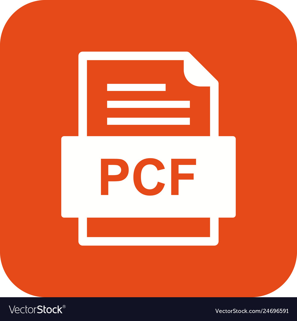 Pcf file document icon