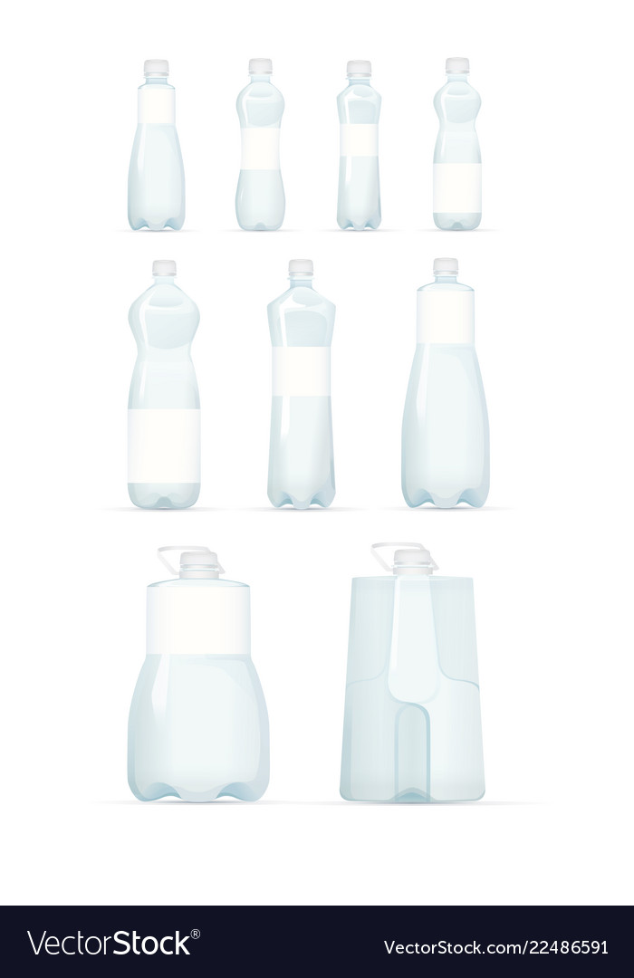 Plastic bottle Royalty Free Vector Image - VectorStock