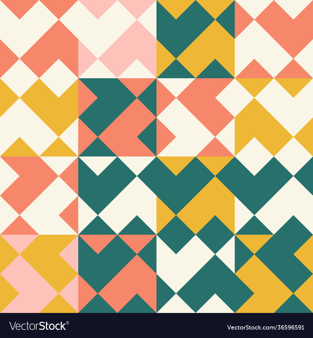 Square abstract pattern design vector image Square abstract pattern design