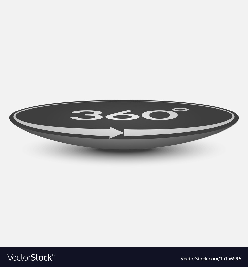 360 Degree Button with Arrow