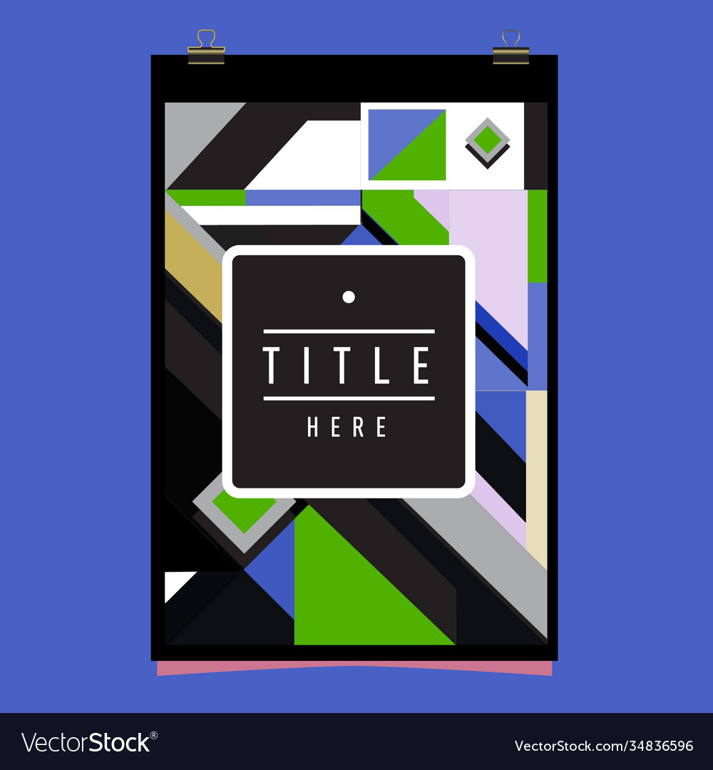 Abstract colorful geometric pattern background