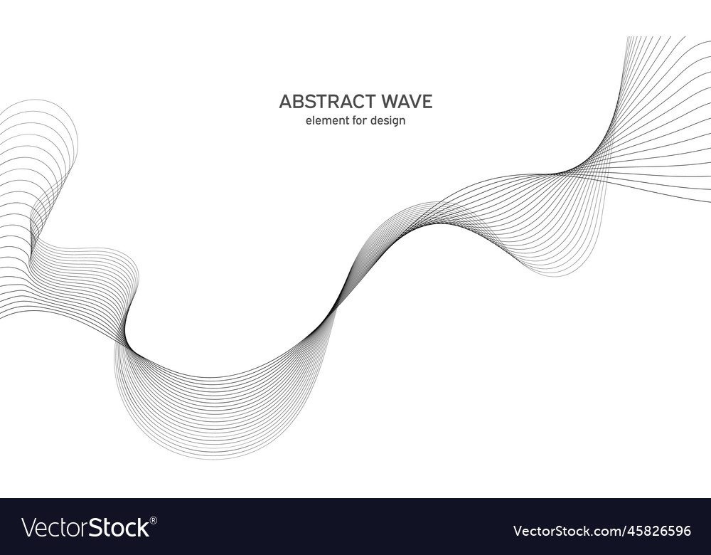 Abstract wave element for design digital vector image Abstract wave element for design digital