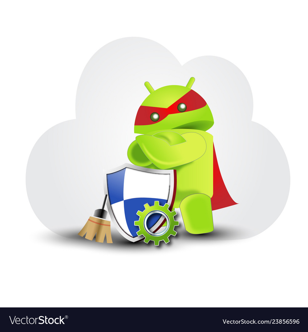 Android-cartoon Royalty Free Vector Image - VectorStock