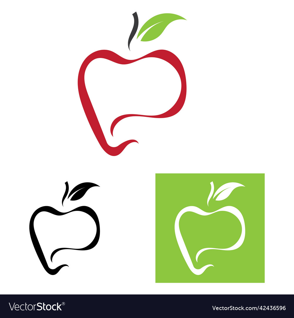 Apple2 Royalty Free Vector Image - VectorStock