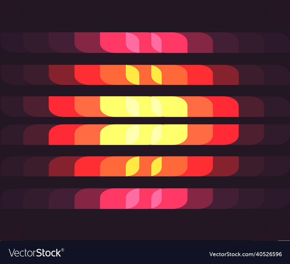 Background with horizontal color cells vector image Background with horizontal color cells