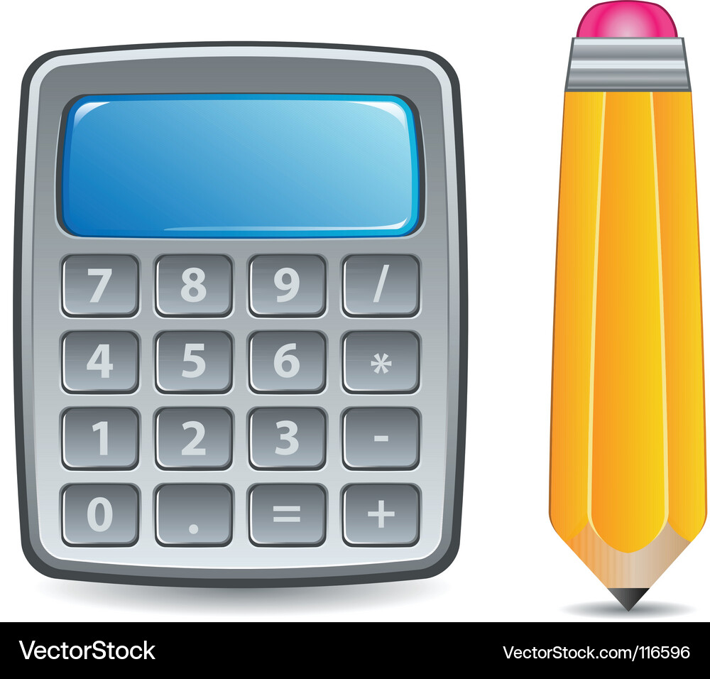 Calculator Royalty Free Vector Image - VectorStock