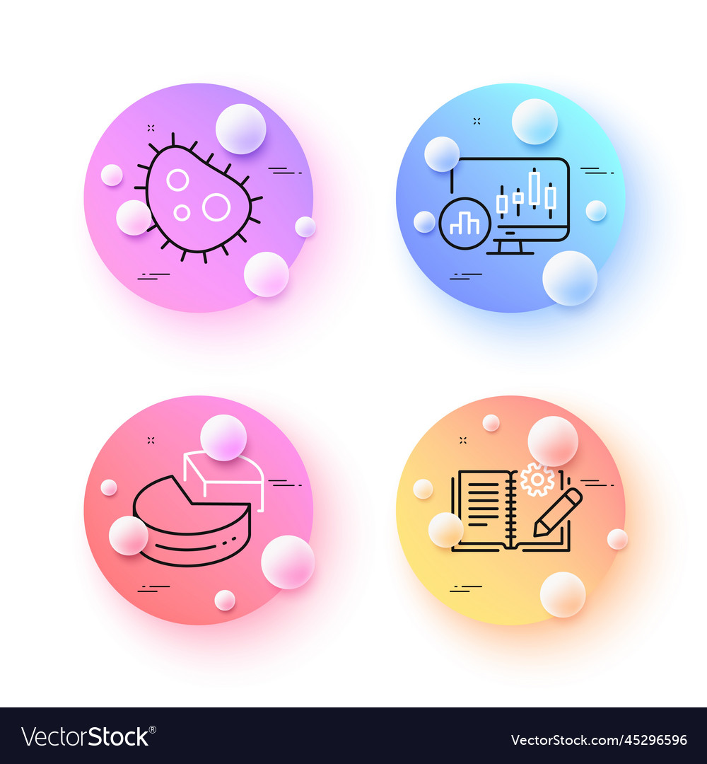 Candlestick chart engineering documentation vector image Candlestick chart engineering documentation