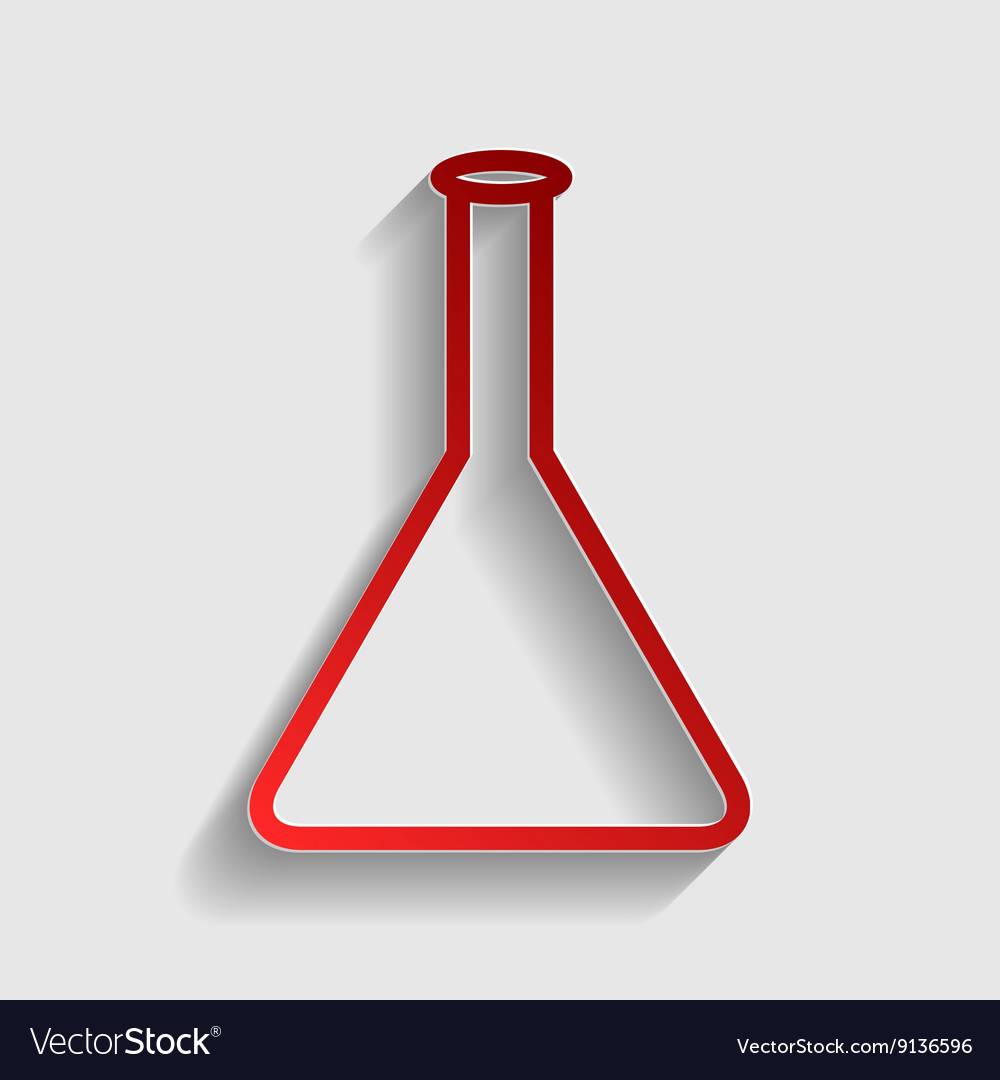 Conical flask sign