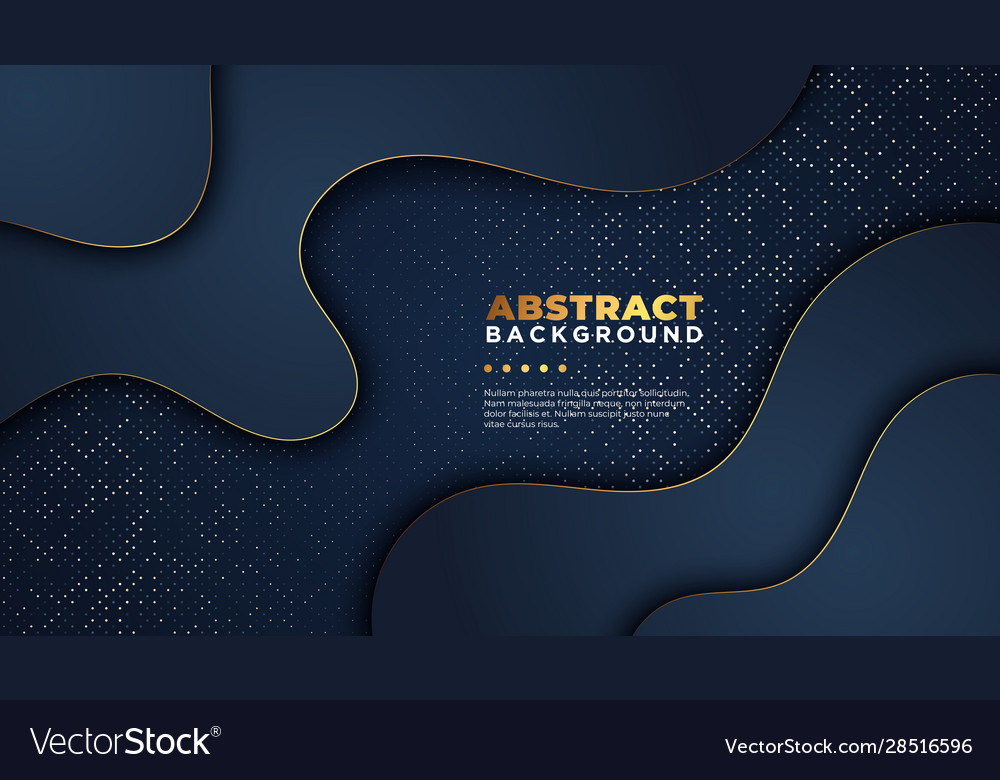 Dark abstract background with overlap layers vector image Dark abstract background with overlap layers