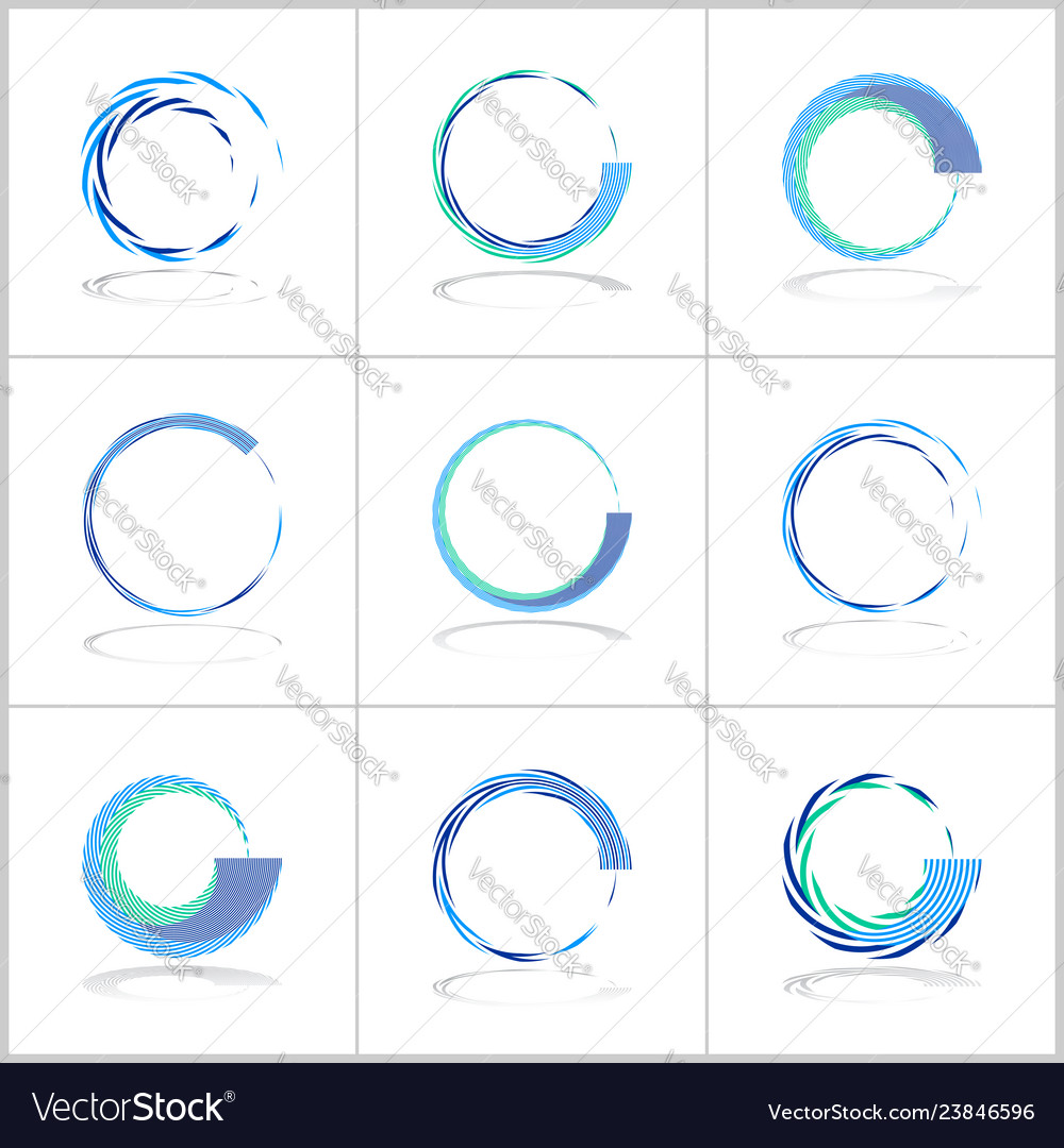 Design elements set Vector Image Design elements set