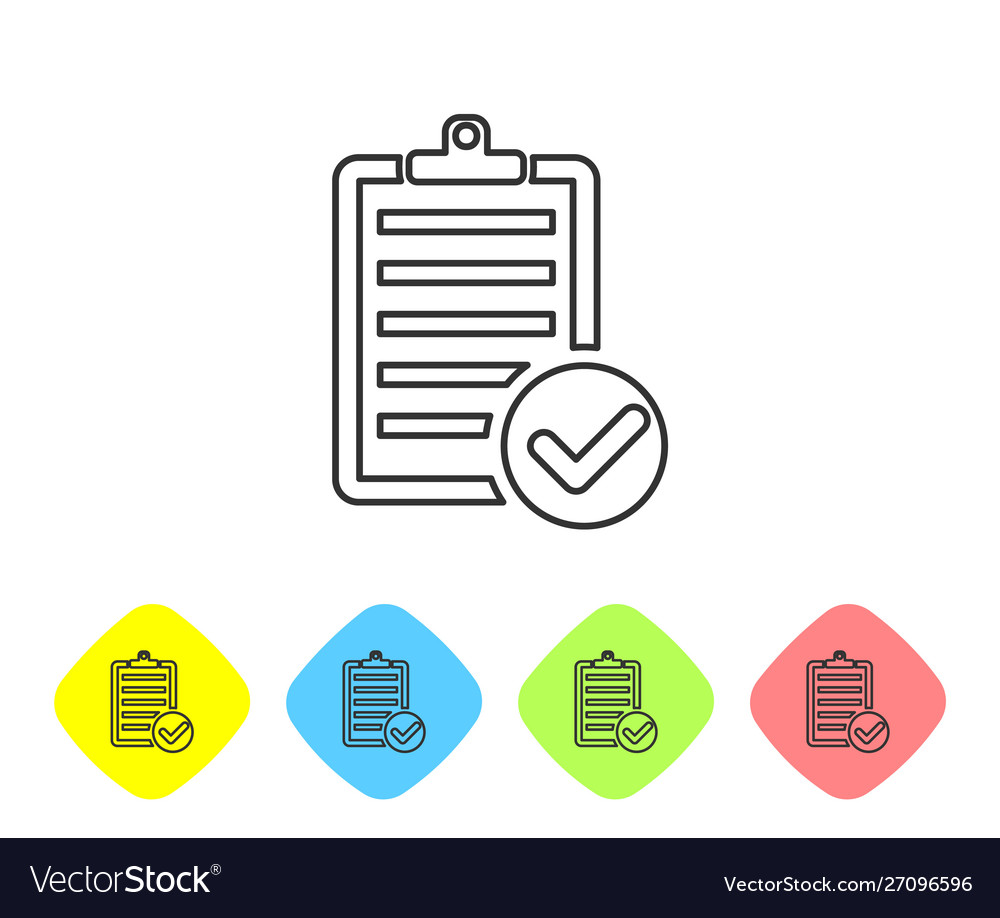 Grey line verification delivery list clipboard