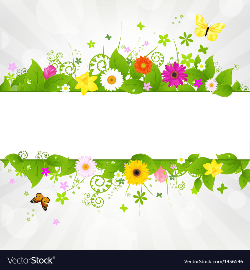 Nature background Royalty Free Vector Image - VectorStock