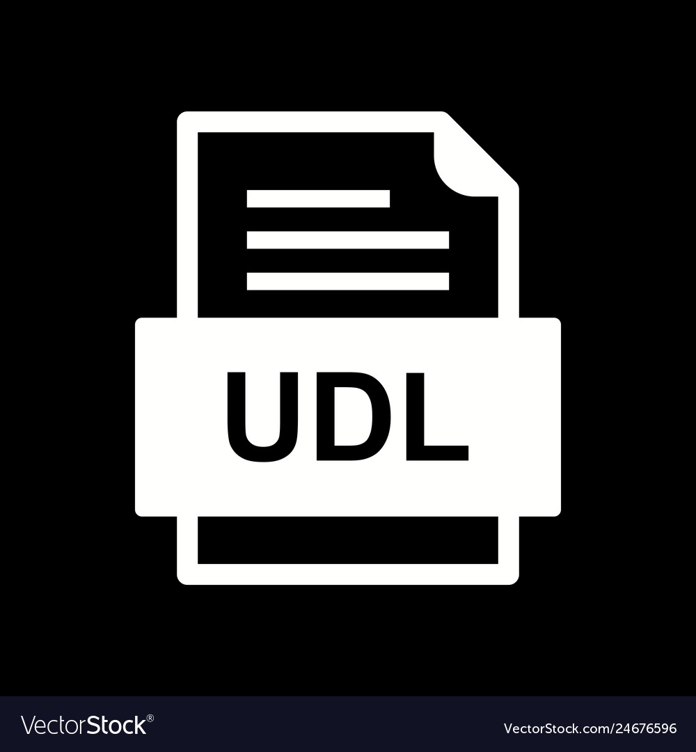Udl file document icon