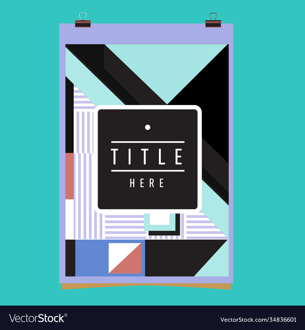 Abstract colorful geometric pattern background