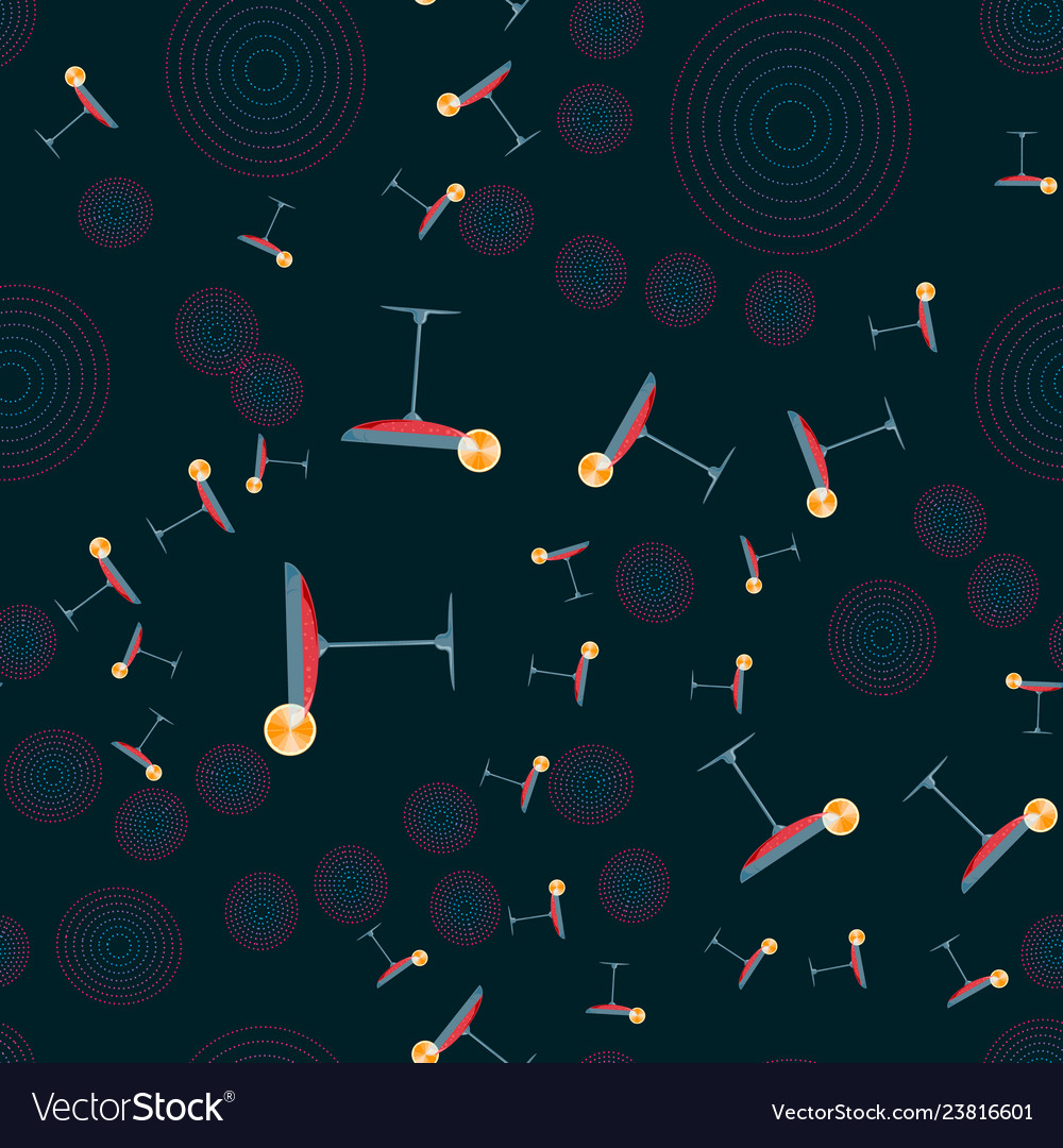 Abstract seamless pattern with cocktails color