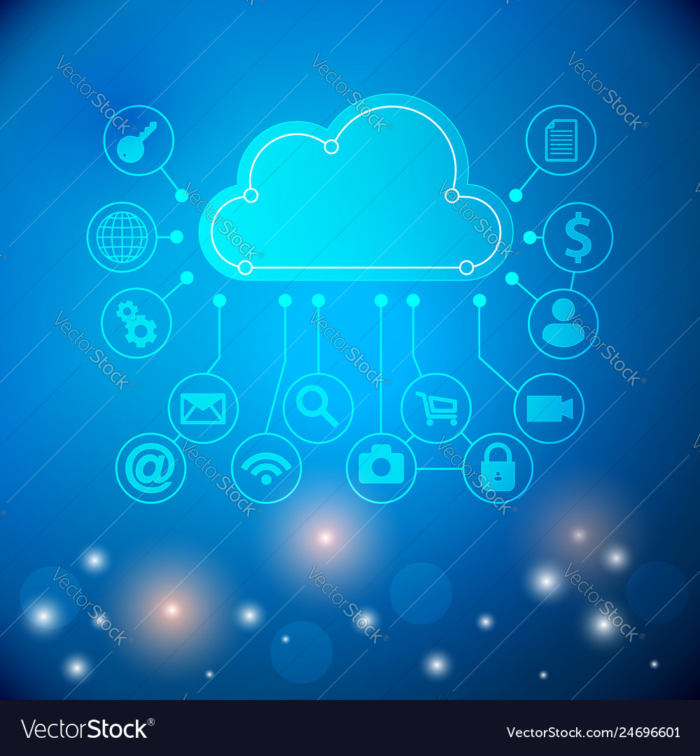 Cloud Computing Abstract Background