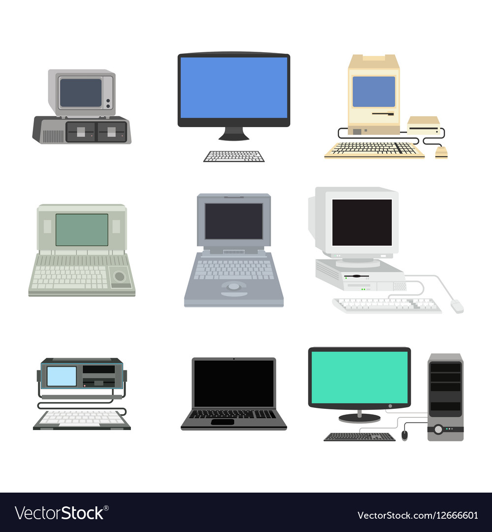 Computer Royalty Free Vector Image - VectorStock