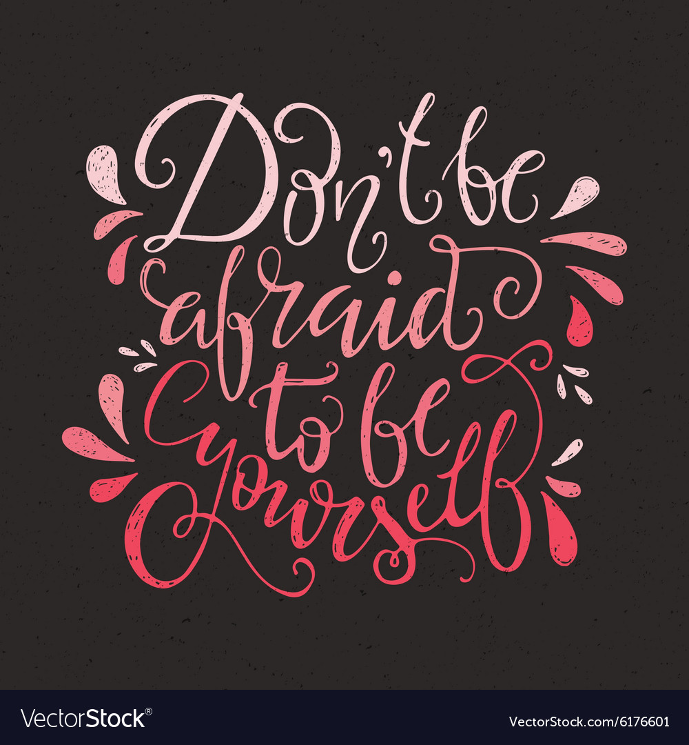 Handdrawn quote Royalty Free Vector Image - VectorStock