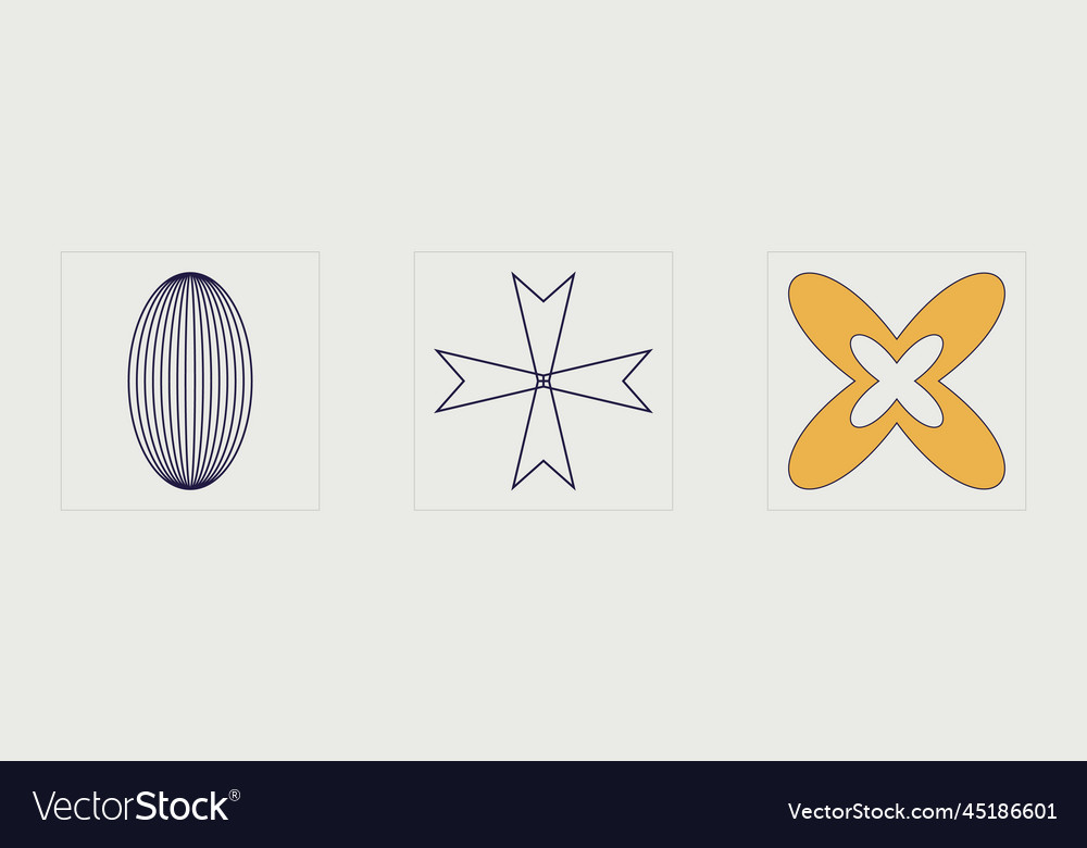Retro futuristic elements for design
