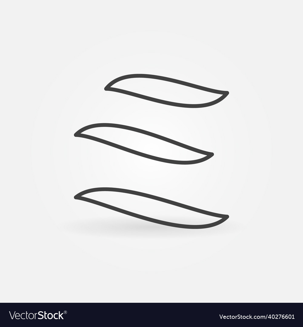 Wind waves simple abstract linear concept
