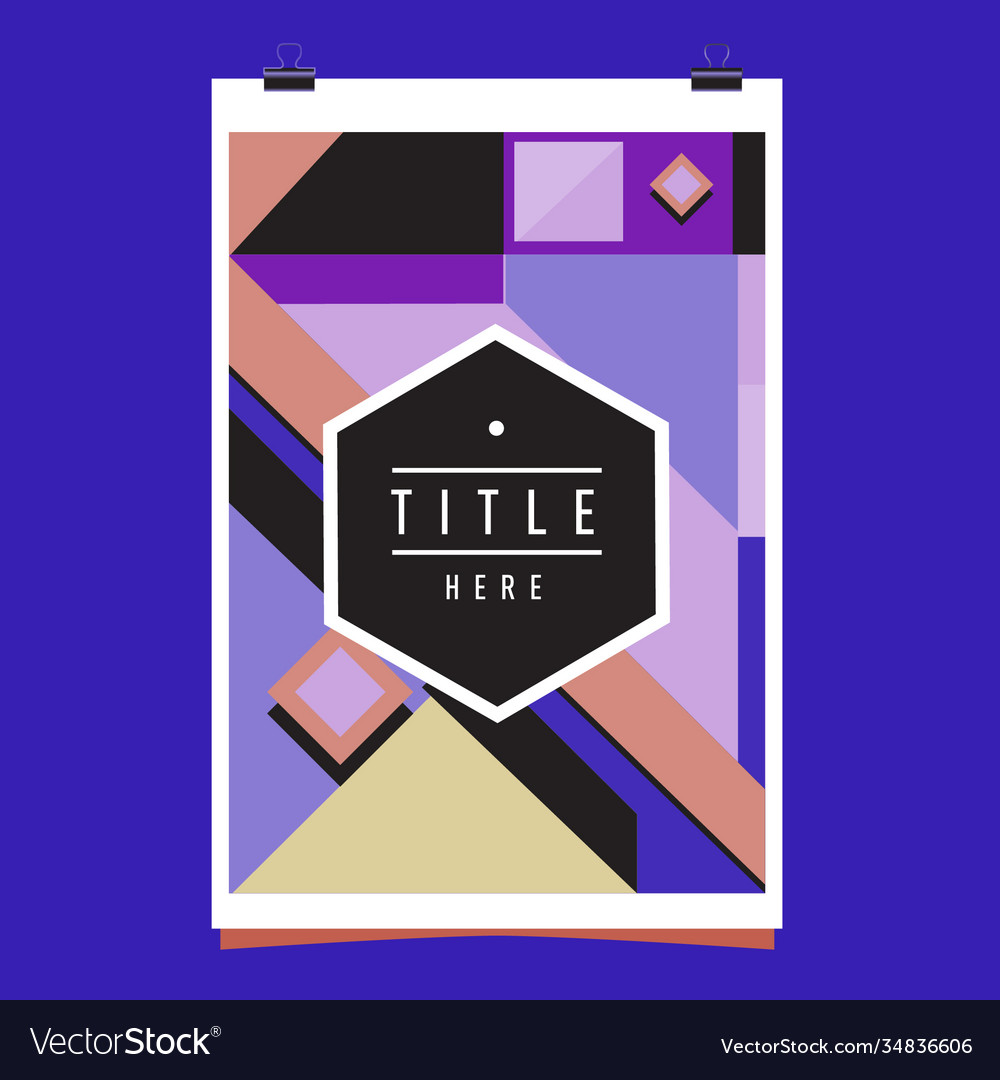Abstract colorful geometric pattern background