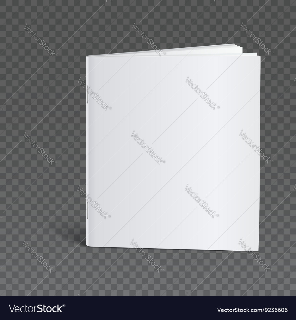 blank brochure template mock
