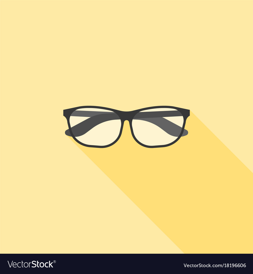 Eyeglasses nerd and geek icon