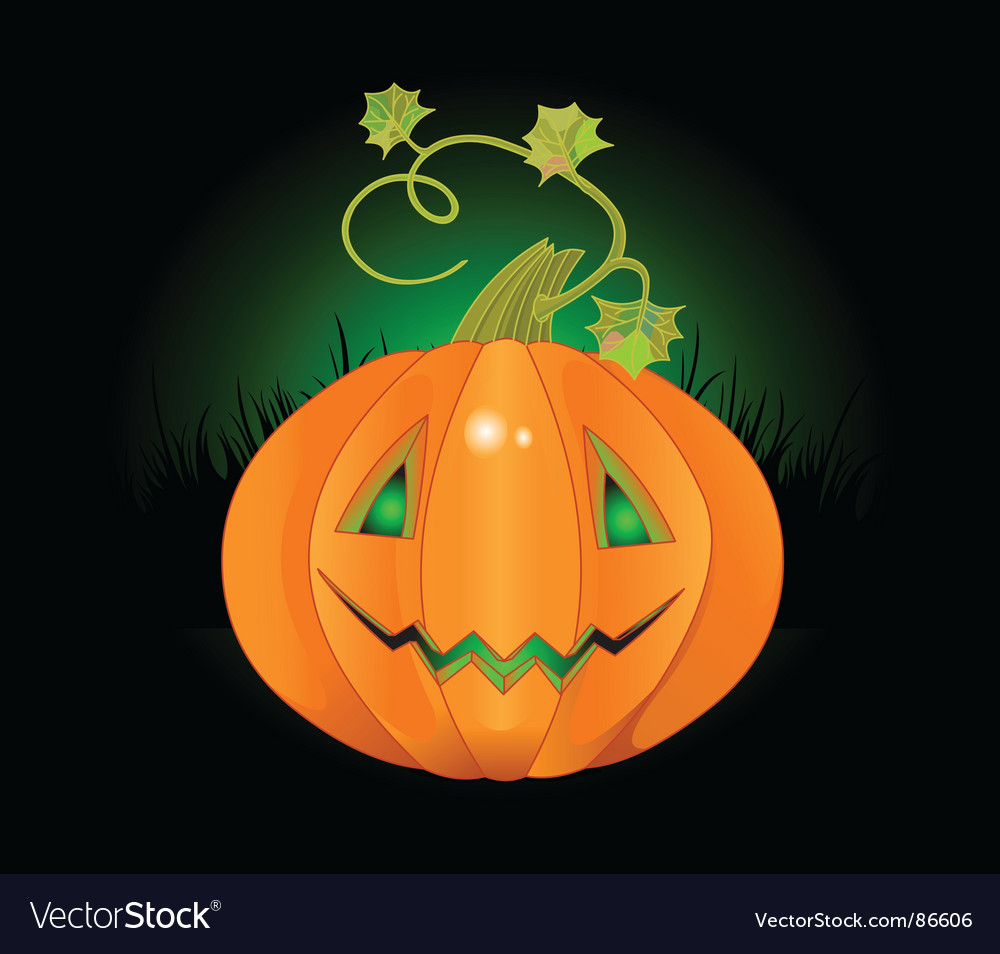 Halloween Pumpkin Royalty Free Vector Image - Vectorstock