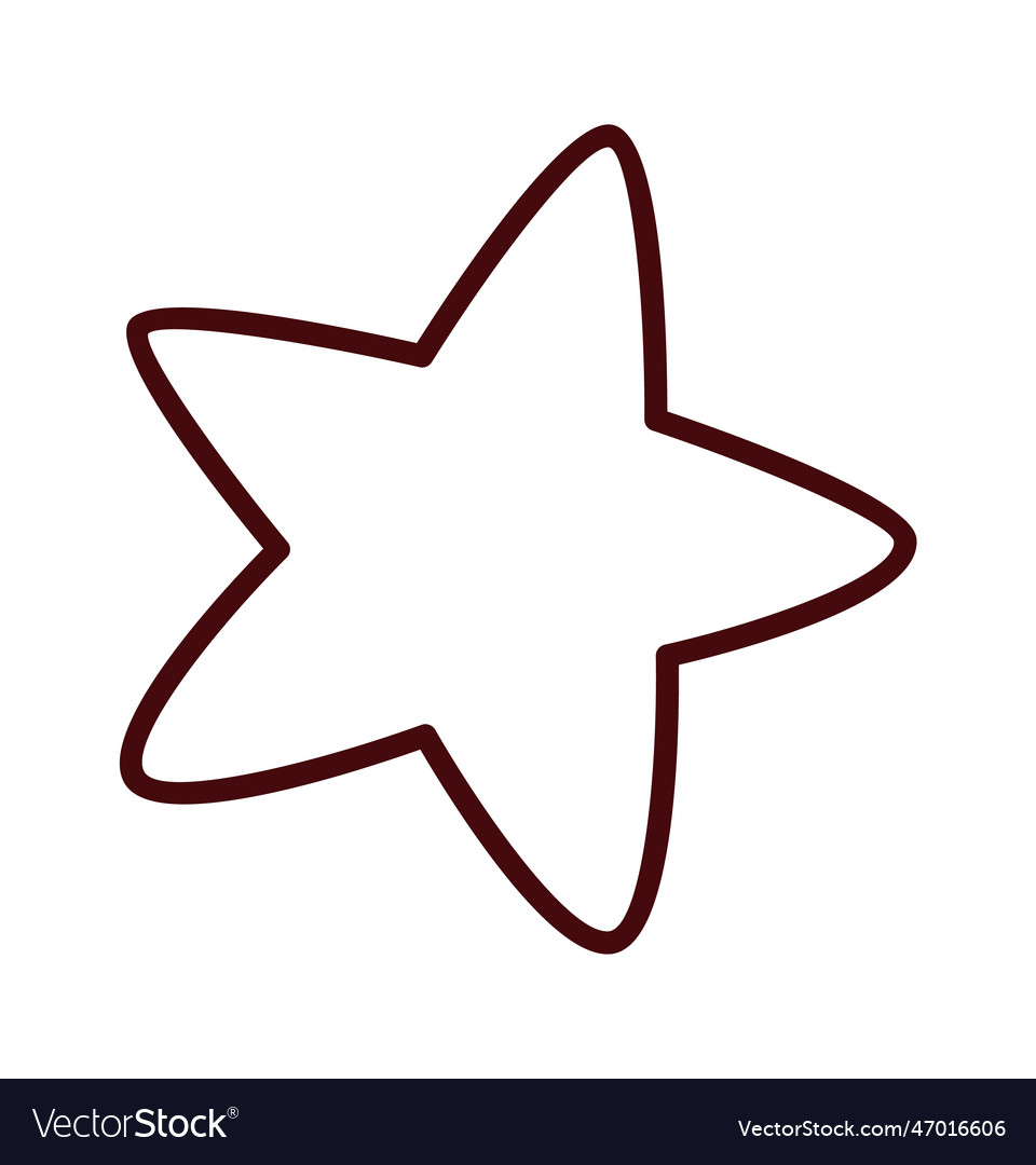 Lined star icon