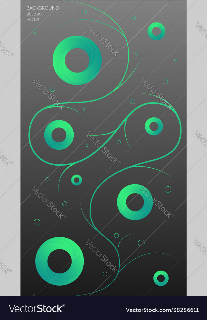 Abstract background a dark gradient from gray Vector Image Abstract background a dark gradient from gray