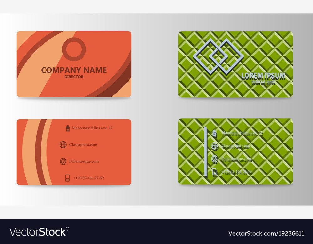 Business card template