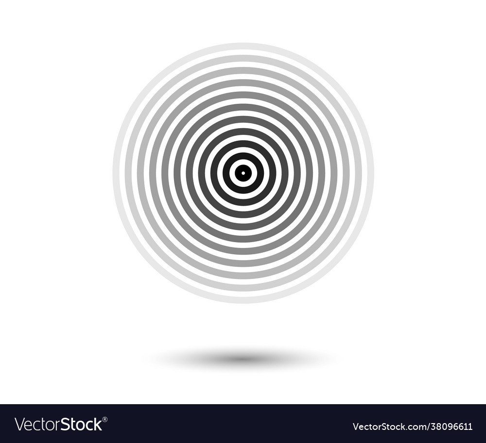 Concentric circle elements element for graphic