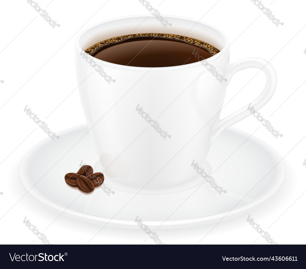 Cup of coffee stock Royalty Free Vector Image - VectorStock