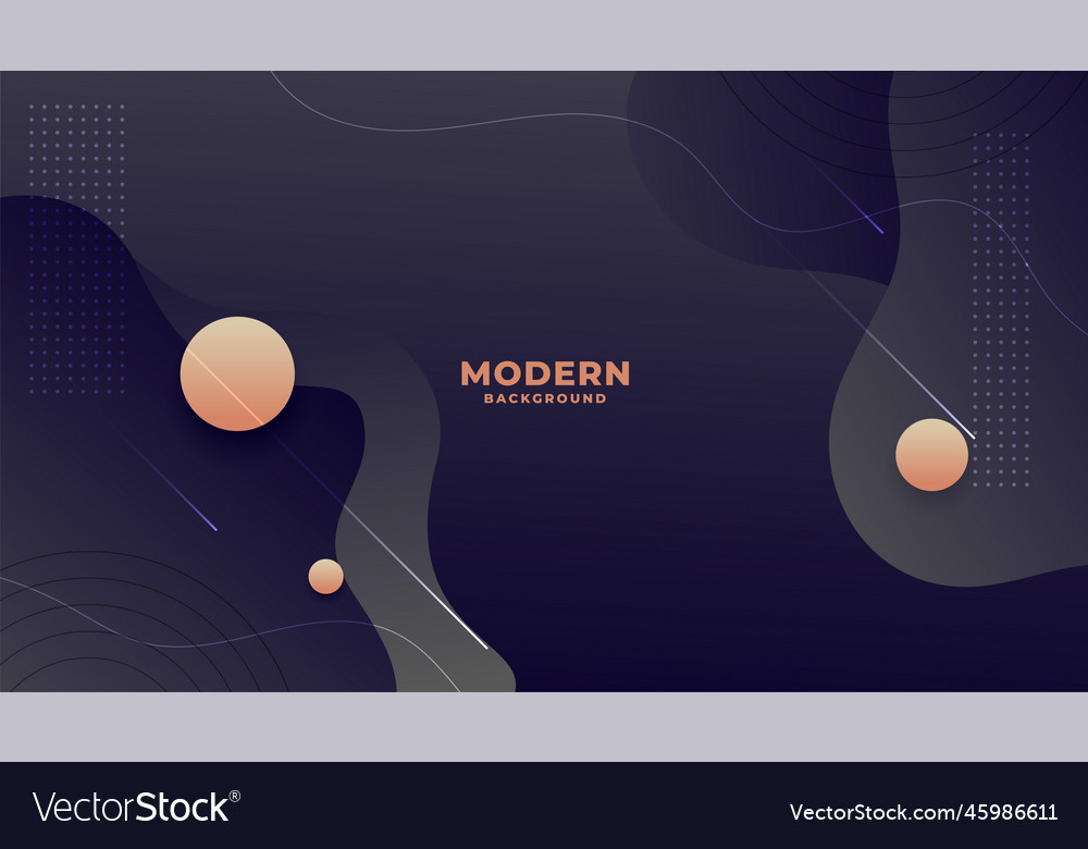 Dark modern fluid style background with curve